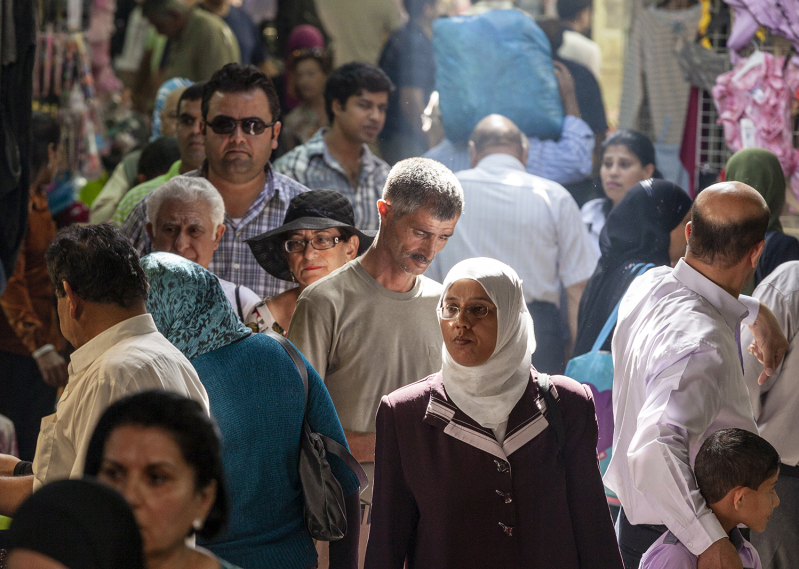 Market in Jerusalem's Muslim Quarter