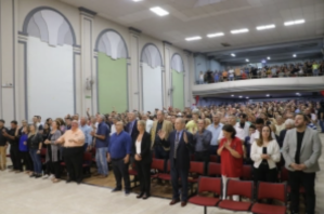 Government authorities present at the Prayer for Peace event in Rosario