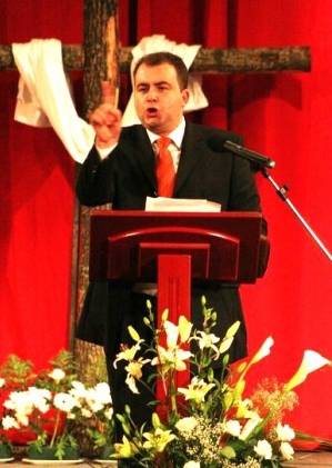 The Rev. Artur Krasniqi of the Fellowship of the Lord’s People in Pristina, Kosovo. 