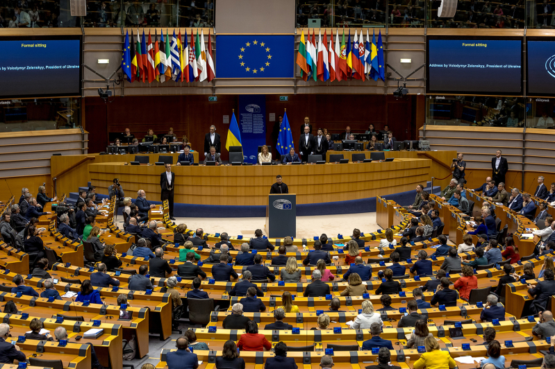 European Parliament Zelensky Ukraine