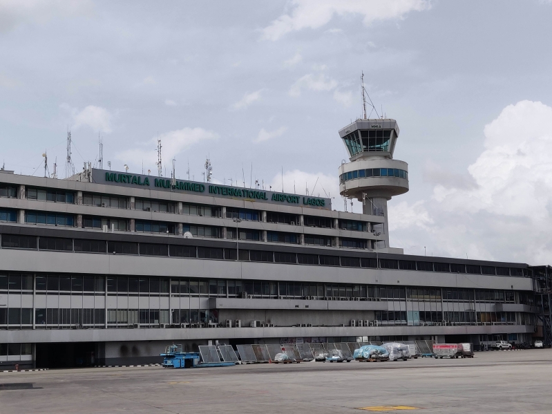 International Terminal at Murtala Muhammad International Airport in Lagos