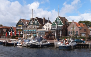 The quay of Urk in the Netherlands.