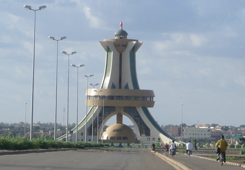 National Heroes Memorial in Ouagadougou, the capital of Burkina Faso