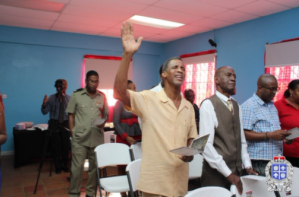 God’s grace is praised by police commissioner excited at the launch of a new chaplaincy for the Royal Saint Lucia Police Force