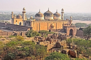 Abbasi Mosque in Bahawalpur District, Punjab Province, Pakistan. 