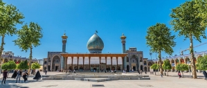 Shrine of Shah Cheragh in Shiraz, Iran. 