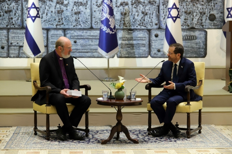 Thomas Paul Schirrmacher in conversation with the President of Israel, Jitzchak Herzog