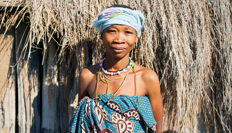 KhoiSan Tribeswoman