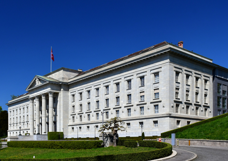 Swiss Federal Supreme Court (Schweizerisches Bundesgericht) in Lausanne, Switzerland