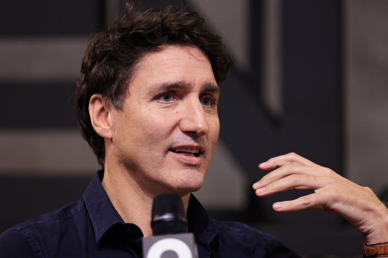 Justin Trudeau, Prime Minister of Canada, speaks during the Global Citizen Panels & Fireside Chats on November 17, 2024 in Rio de Janeiro, Brazil