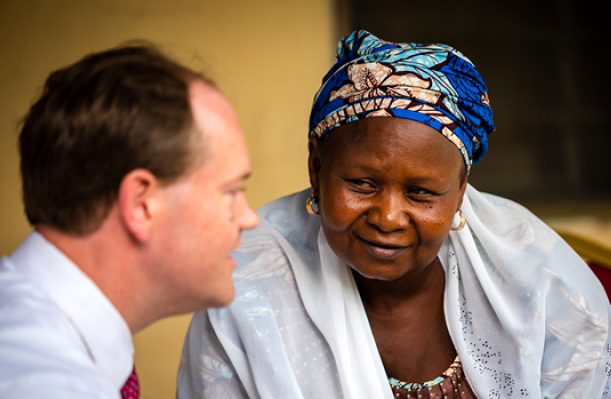 Rhoda Jatau with ADF International attorney Sean Nelson.