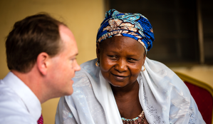 Rhoda Jatau with ADF International attorney Sean Nelson.