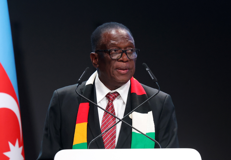 Zimbabwean President Emmerson Dambudzo Mnangagwa