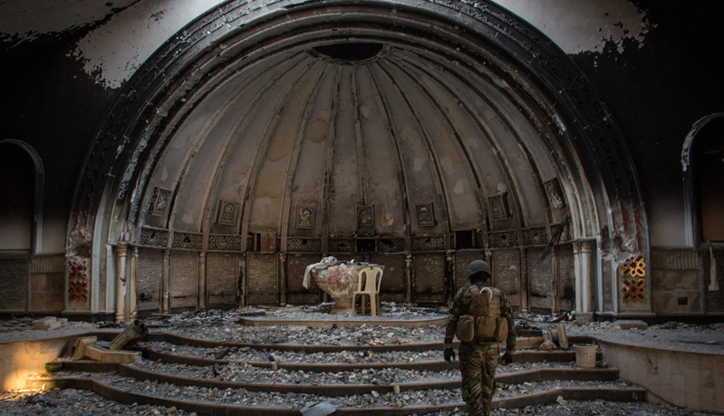 Qaraqosh Church Destruction