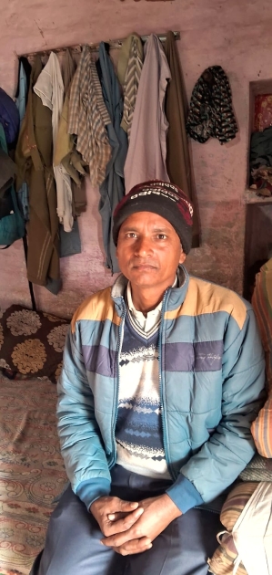 Shivbaran Paswan of Bahlolpur Aelai village, Uttar Pradesh, India.