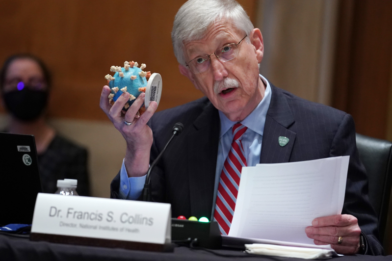 Then-National Institutes of Health Director Dr. Francis Collins