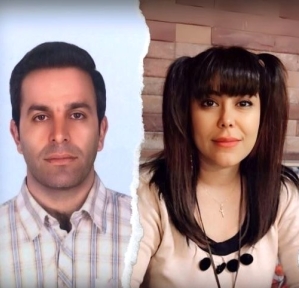 Abbas Soori and Narges Nasri, two of three Christian converts receiving harsh prison sentences in Iran on March 8, 2025.