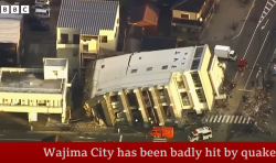 Powerful earthquakes kill at least 62, destroy hundreds of homes, buildings in Japan