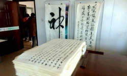 Believer completes three-year journey transcribing the Bible with Chinese brush pen