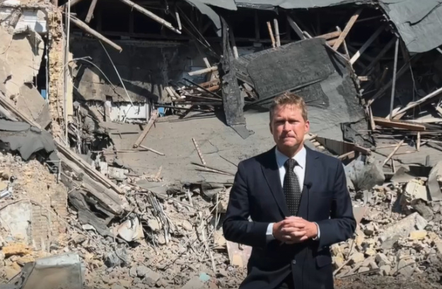 Russian missile attack destroys shared headquarters of Christian charities in Kyiv, Ukraine