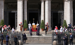 Thousands in Rome attend funeral of 'humble' Pope Francis