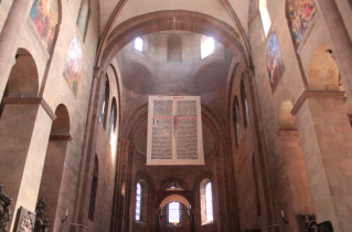 Mainz Cathedral unveils world’s 'largest Bible page' to honor Gutenberg
