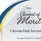 Christian Daily International wins second place in EPA Award of Excellence