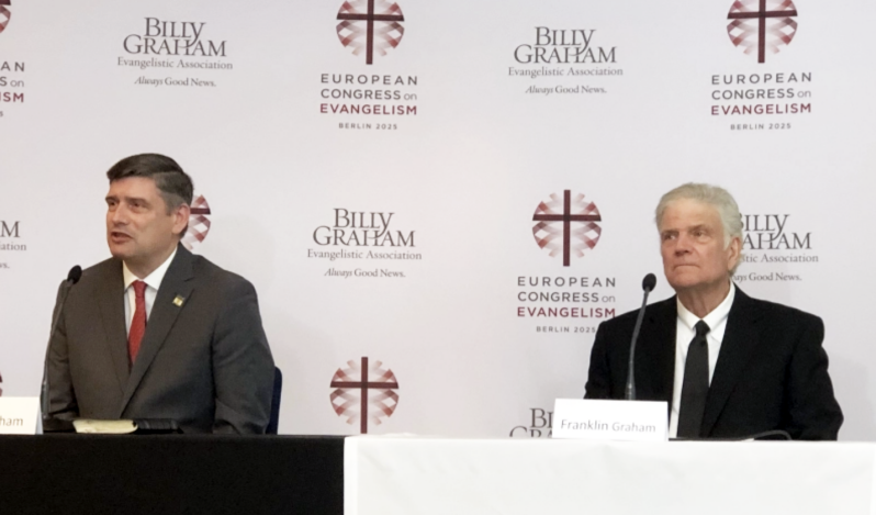 'Young evangelists need to be encouraged,' says Franklin Graham as he casts vision for European Congress on Evangelism