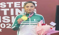 Christian athlete makes history by becoming first Pakistani woman to win gold at Asian weightlifting championship