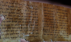 Eight newly installed Dead Sea Scrolls on display at Ronald Reagan Presidential Library in California, U.S.