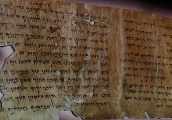 Eight newly installed Dead Sea Scrolls on display at Ronald Reagan Presidential Library in California, U.S.