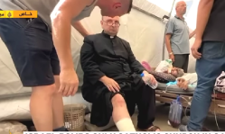 Israeli tank strikes only Catholic church in Gaza strip