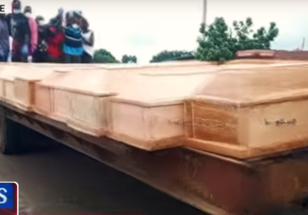 Funeral procession for 27 Christians killed in Nigeria