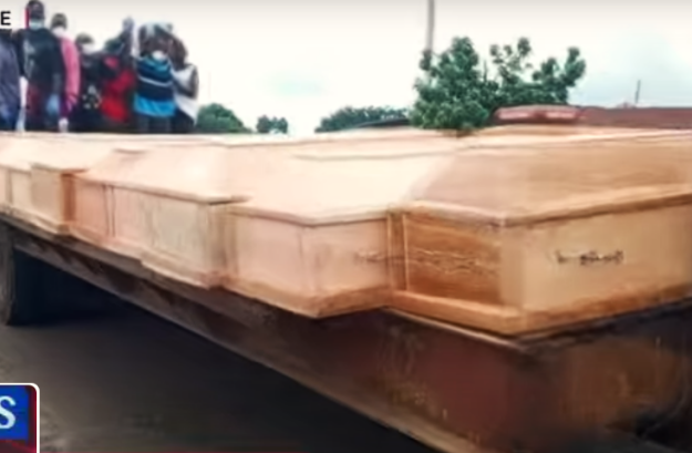 Funeral procession for 27 Christians killed in Nigeria