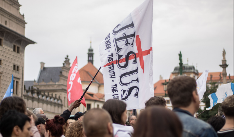 Prague March for Jesus draws crowds of hundreds with British evangelist Daniel Chand preaching the gospel