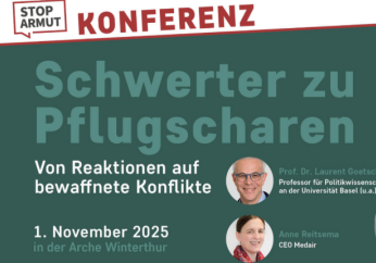 StopArmut conference in Switzerland to address conflict resolution and peacebuilding