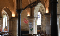 Canterbury Cathedral graffiti installation draws criticism from J.D. Vance, Elon Musk, and UK church leaders