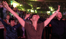 Evangelist Will Graham toured Florida after outreach in Estonia, with hundreds responding to gospel