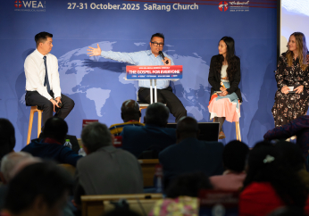 'The greatest call of our time is not productivity but presence,' panel on mental wellness says at WEA Assembly