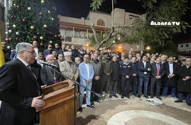 Jenin residents relight Christmas tree two days after arson; police arrest suspects