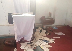 Church building vandalized in Pakistan