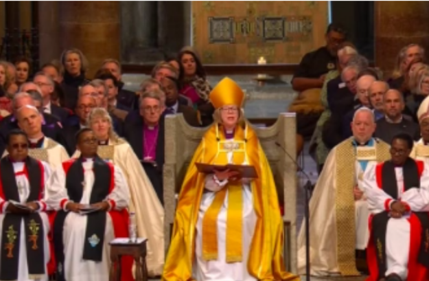Thousands gather for installation of Sarah Mullally as 106th Archbishop of Canterbury