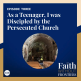 ‘Discipled by the persecuted church’: Faith Without Frontiers explores resilience and identity in the Middle East